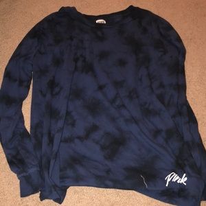 PINK dark blue long sleeve